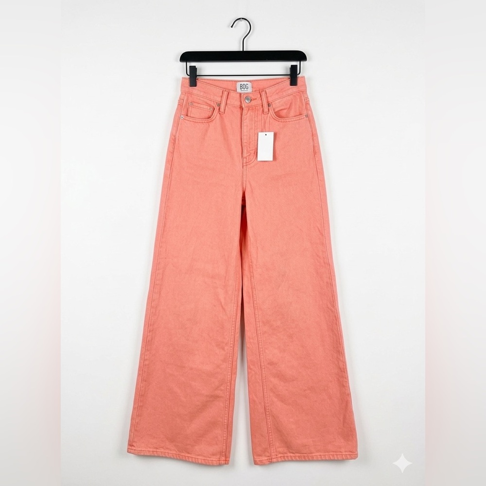 NWT BDG Y2K Boho Peach Low A Wide Jeans W25
